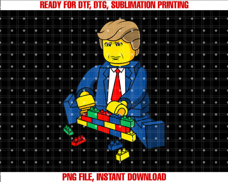 Donald Trump Build A Wall T  Shirt PNG, DTF, DTG, Sublimation Design