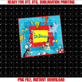 Dr Seuss Character Shirt PNG, DTF, DTG, Sublimation Design