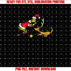 Dr Seuss Reindeer Shirt PNG, DTF, DTG, Sublimation Design