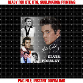 Elvis Presley_005  Shirt PNG, DTF, DTG, Sublimation Design