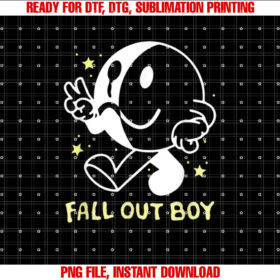 Fall Out Boy  Peace Smile  Frown So Much For Stardust Shirt PNG, DTF, DTG, Sublimation Design