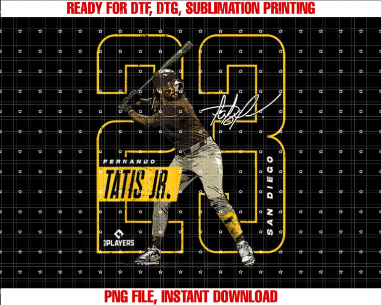 Fernando Tatis Jr  San Diego Player League   Shirt PNG, DTF, DTG, Sublimation Design
