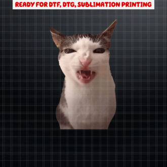 crunchy cat meme Popular Internet Meme CAT DAY Christmas Shirt PNG, DTF, DTG, Sublimation Design