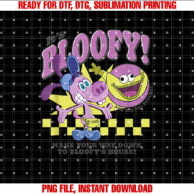 Disney Pixar Inside Out 2 Its Bloofy And Pouchy Big Poster Shirt PNG, DTF, DTG, Sublimation Design