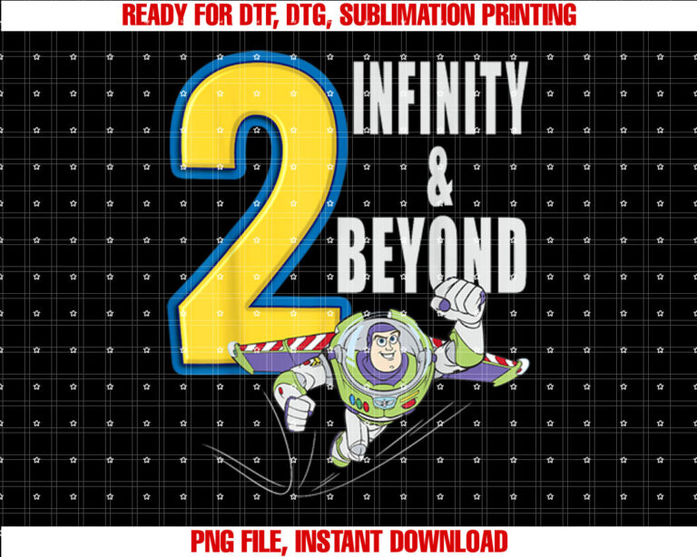 Disney Pixar Toy Story Buzz Lightyear Fly Quote Graphic  Shirt PNG, DTF, DTG, Sublimation Design