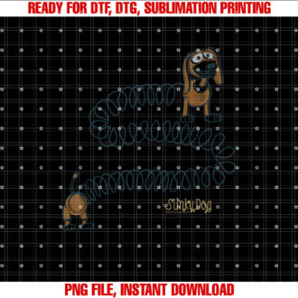 Disney Pixar Toy Story Slinky Dog Vintage Logo Shirt PNG, DTF, DTG, Sublimation Design