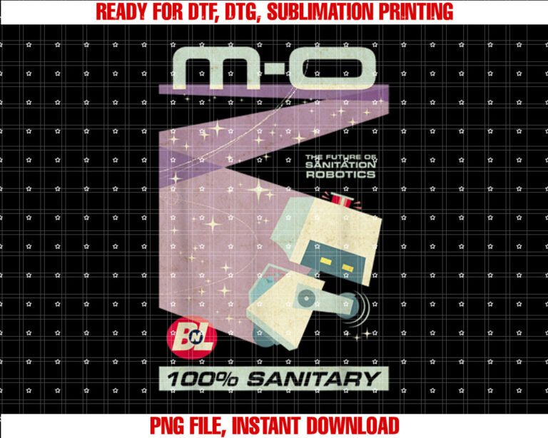 Disney Pixar WallE MO Future Of Sanitation Robotics Poster Shirt PNG, DTF, DTG, Sublimation Design