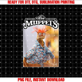 Disney the Muppets Pepã the King Prawn Meme Hero Okay Shirt  PNG, DTF, DTG, Sublimation Design
