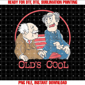 Disney the Muppets Statler and Waldorf Olds Cool Shirt  PNG, DTF, DTG, Sublimation Design