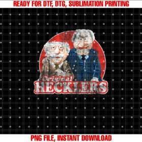 Disney the Muppets the Original Hecklers Distressed Poster Shirt  PNG, DTF, DTG, Sublimation Design