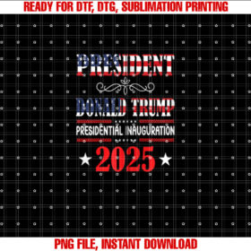 Donald Trump Inauguration Day 2025 47th Usa President Gifts Zip Shirt  PNG, DTF, DTG, Sublimation Design