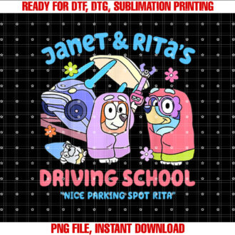 Driving School Nice Parking Spot Rita Shirt  PNG, DTF, DTG, Sublimation Design
