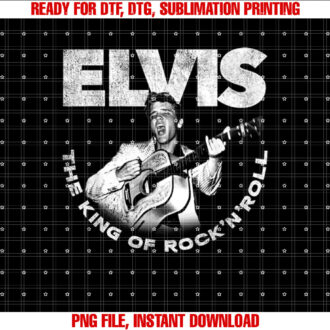 Elvis Presley Hound Dogs Shirt  PNG, DTF, DTG, Sublimation Design
