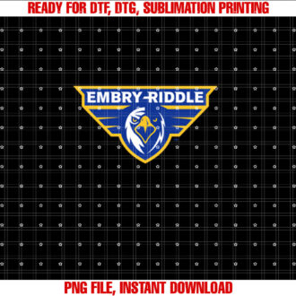 Embry Riddle Eagles Official Shirt  PNG, DTF, DTG, Sublimation Design
