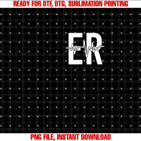 Emergency Department Er Nurse Front Back Emergency Room Shirt  PNG, DTF, DTG, Sublimation Design