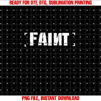 Faint Lp Tribute I Wont Be Ignored Shirt  PNG, DTF, DTG, Sublimation Design