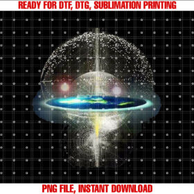 Flat Earth Shirt  PNG, DTF, DTG, Sublimation Design