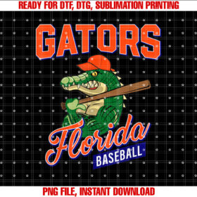 Florida Flb Baseball Fans Gator Shirt  PNG, DTF, DTG, Sublimation Design