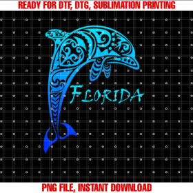 Florida Vintage Sports Design Floridian Fl Shirt  PNG, DTF, DTG, Sublimation Design