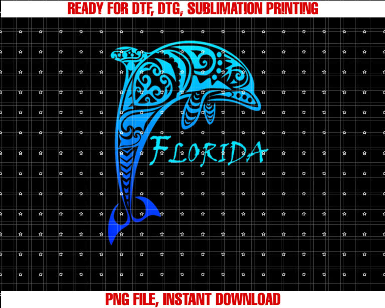Florida Vintage Sports Design Floridian Fl Shirt  PNG, DTF, DTG, Sublimation Design