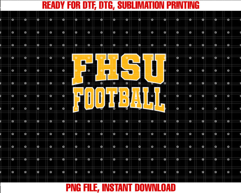 Fort Hays State Tigers Football Sports Fan Shirt  PNG, DTF, DTG, Sublimation Design
