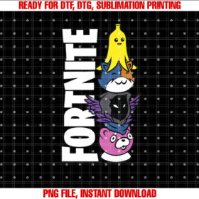 Fortnite Totem Premium Shirt  PNG, DTF, DTG, Sublimation Design