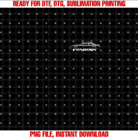 Foxbody Gift for the Stang Enthusiast Shirt  PNG, DTF, DTG, Sublimation Design