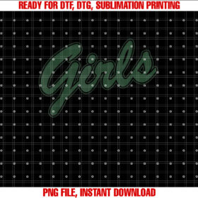 Friends Girls Green From Friends Shirt  PNG, DTF, DTG, Sublimation Design