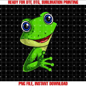 Frog Kids Girls Boys Women Shirt  PNG, DTF, DTG, Sublimation Design
