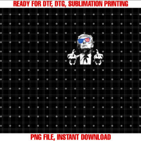 Front and Back You Missed Trump 2024 Us American Flag Shirt  PNG, DTF, DTG, Sublimation Design