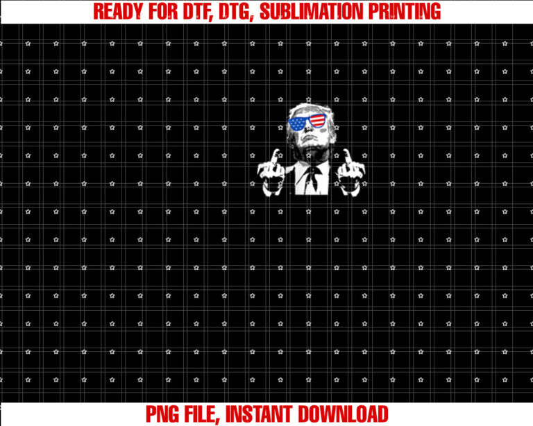 Front and Back You Missed Trump 2024 Us American Flag Shirt  PNG, DTF, DTG, Sublimation Design