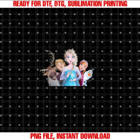 Frozen Squad Shirt  PNG, DTF, DTG, Sublimation Design