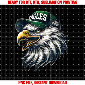 Funny Eagle Cool Shirt  PNG, DTF, DTG, Sublimation Design