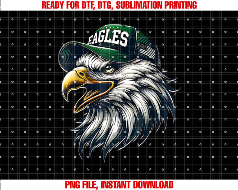 Funny Eagle Cool Shirt  PNG, DTF, DTG, Sublimation Design