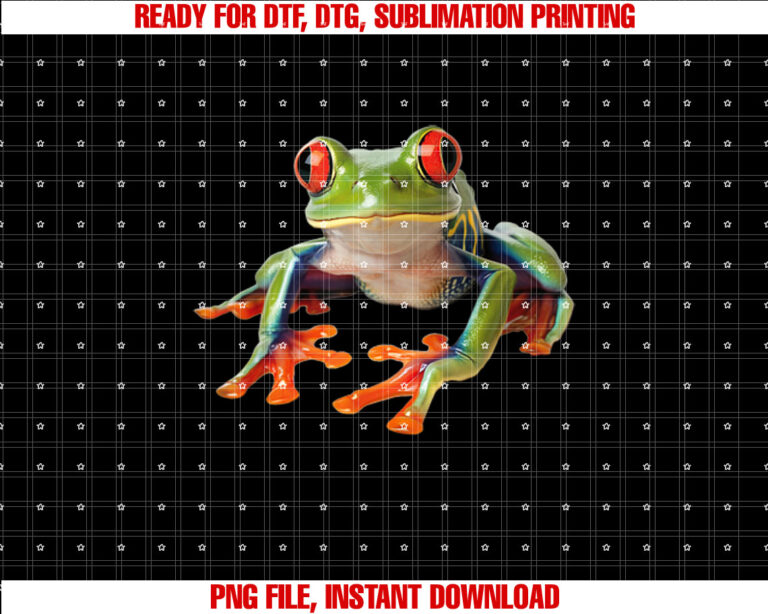 Funny Frog Graphic Shirt  PNG, DTF, DTG, Sublimation Design