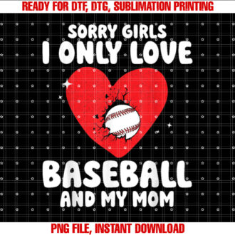 Funny Heart Baseball Valentines Day Boys Shirt  PNG, DTF, DTG, Sublimation Design