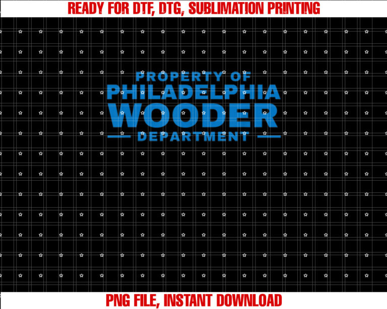 Funny Philadelphia Wooder Department Philly City Hall Parody Shirt  PNG, DTF, DTG, Sublimation Design