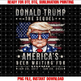 Funny President Donald Trump Inauguration Day 2025 Men Women Sweat Shirt  PNG, DTF, DTG, Sublimation Design