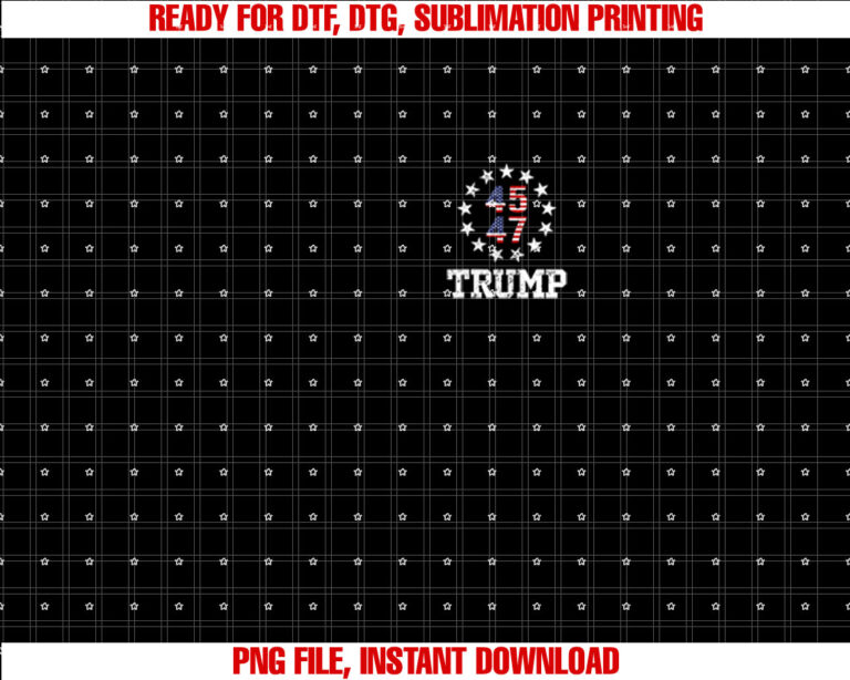 Funny Qr 45 47 Trump Inauguration Day Dance Code on Back Shirt  PNG, DTF, DTG, Sublimation Design