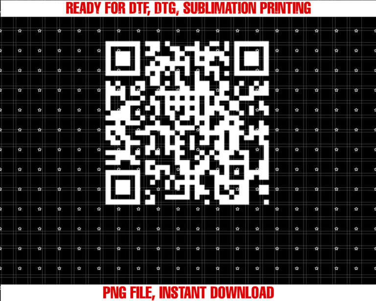 Funny Qr President Trump 4547 Trump Dancing Code Shirt  PNG, DTF, DTG, Sublimation Design