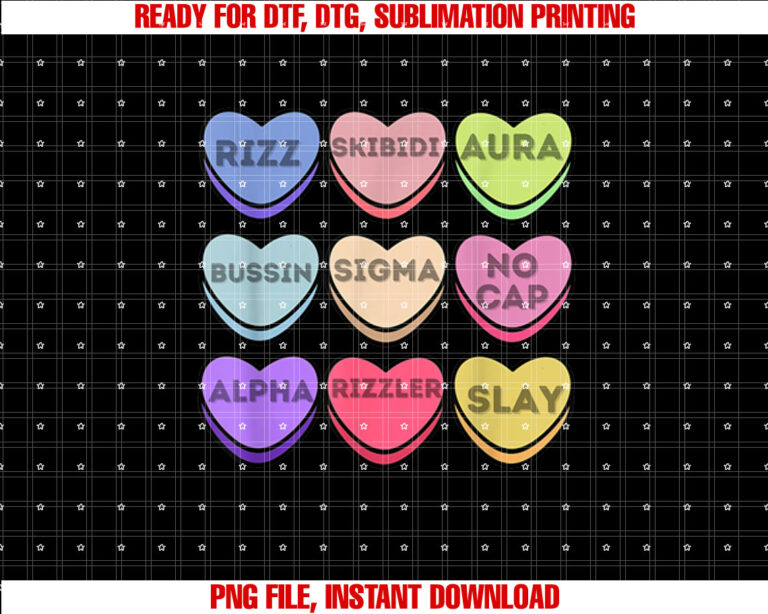 Funny Valentines Day Skibidi Valentines Day Brain Rot Shirt  PNG, DTF, DTG, Sublimation Design