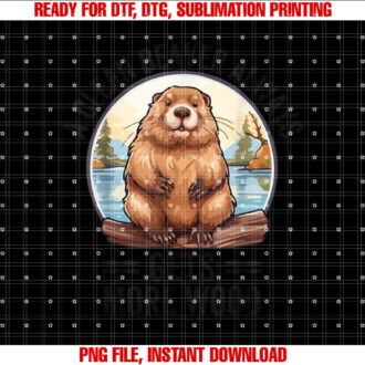 Funny Vintage a Clean Beaver Always Gets More Wood Shirt  PNG, DTF, DTG, Sublimation Design