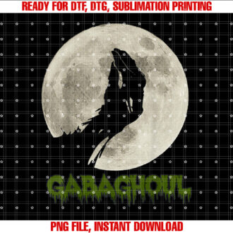 Gabaghoul Funny Hand Moon Halloween Shirt  PNG, DTF, DTG, Sublimation Design