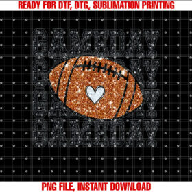 Game Day Football Lover Trendy Shirt  PNG, DTF, DTG, Sublimation Design