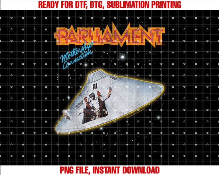 George Clinton Mothership Connection Shirt  PNG, DTF, DTG, Sublimation Design