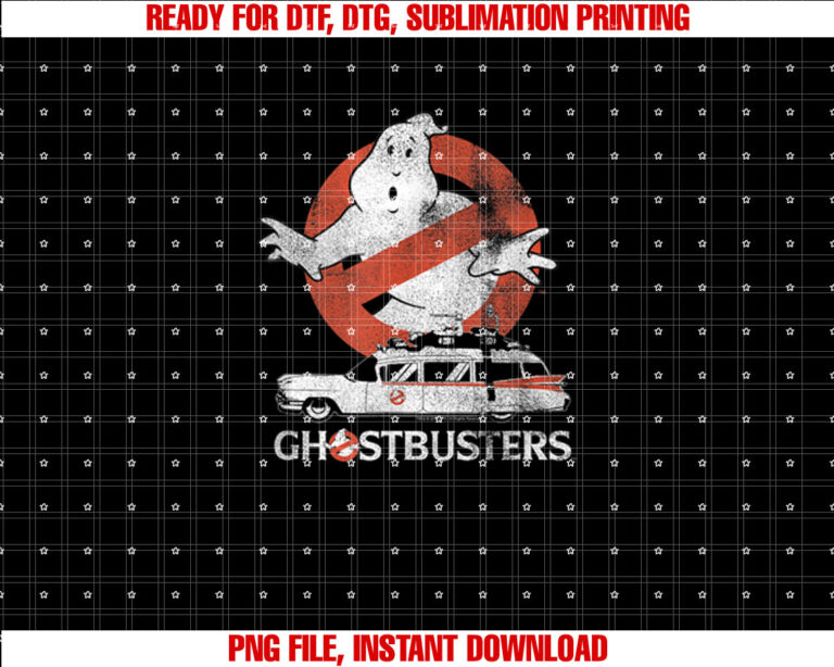 Ghostbusters No Ghost With Ecto Vector Shirt  PNG, DTF, DTG, Sublimation Design