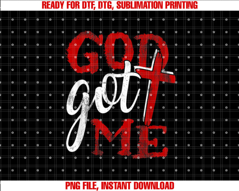 God Christian Faithcross Got Me Religion Quote Inspriration Shirt PNG, DTF, DTG, Sublimation Design