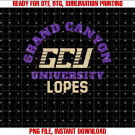 Grand Canyon Lopes Official  Shirt PNG, DTF, DTG, Sublimation Design