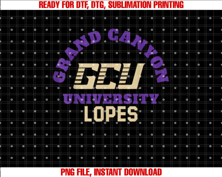 Grand Canyon Lopes Official  Shirt PNG, DTF, DTG, Sublimation Design