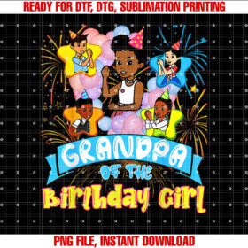 Grandpa Gracies Corner Birthday Dolls Cute Party Gift Shirt PNG, DTF, DTG, Sublimation Design